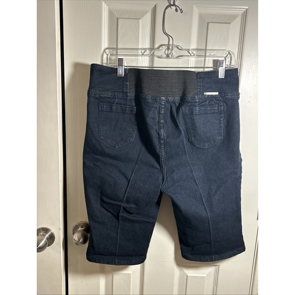 Diamante Women's Jeans Shorts Bermuda‎ Stretch Size 16 - Picture 4 of 6